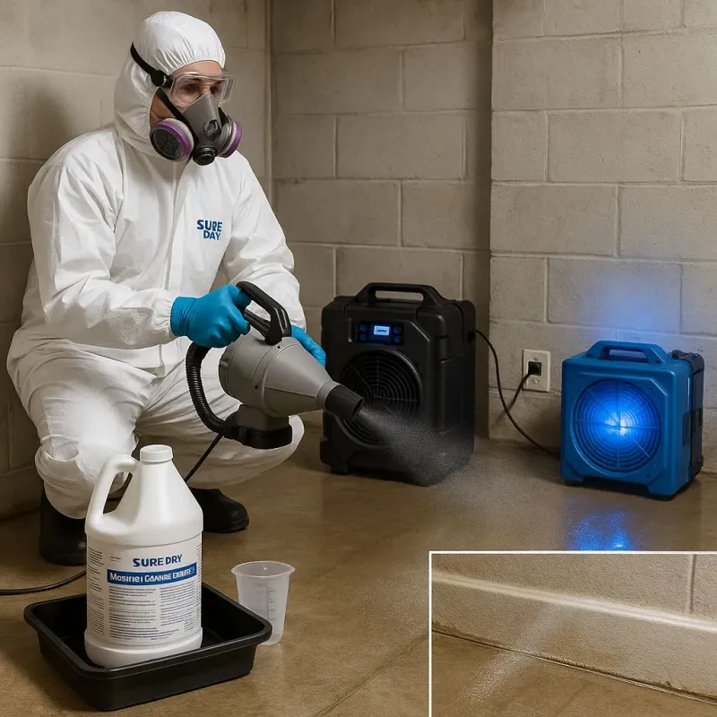 Sanitization and Odor Removal process in New Berlin, IL