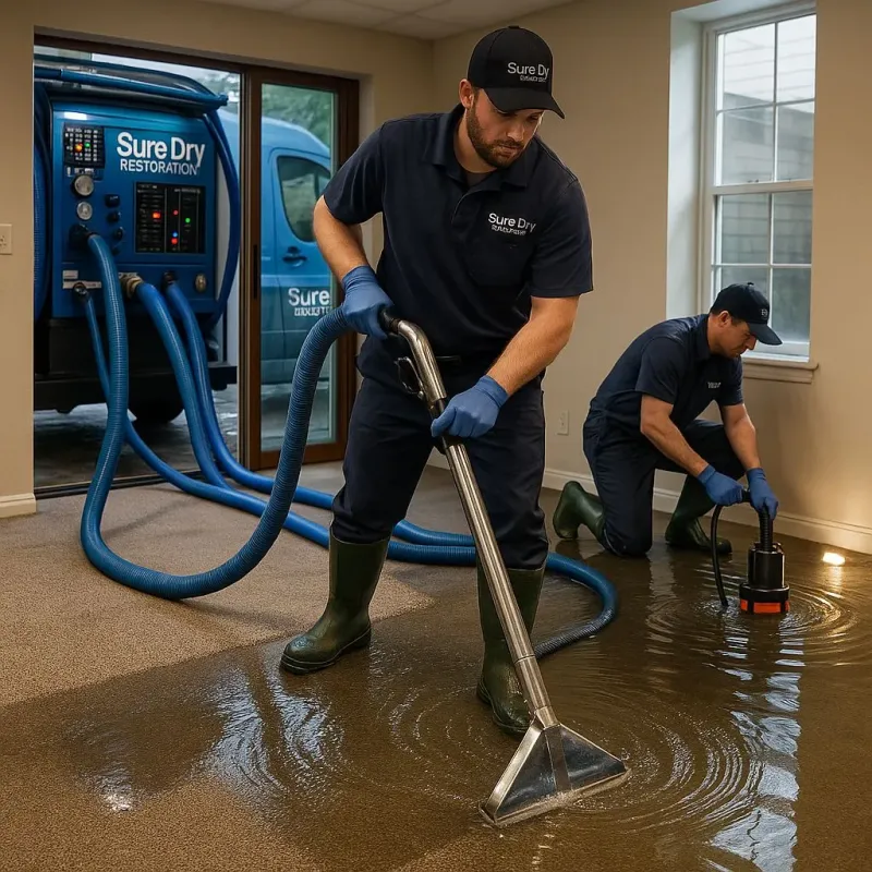 Water Extraction and Removal process in New Berlin, IL